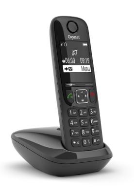 Téléphone noir sans fil Gigaset (AS690)